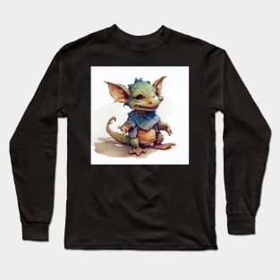 Cute Watercolor Kobold Long Sleeve T-Shirt